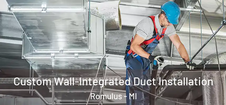  Custom Wall-Integrated Duct Installation Romulus - MI